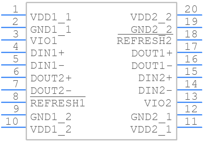 ADN4621BRSZ - Analog Devices - PCB symbol
