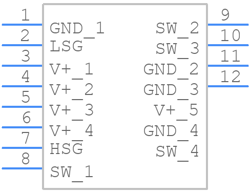 SIZF5302DT-T1-RE3 - Vishay - PCB symbol