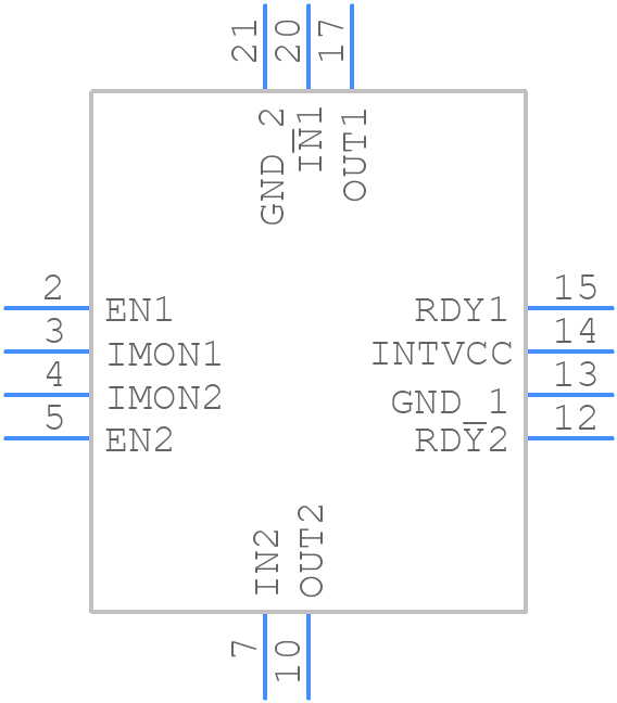 LTC4249AV2-2#PBF - Analog Devices - PCB symbol
