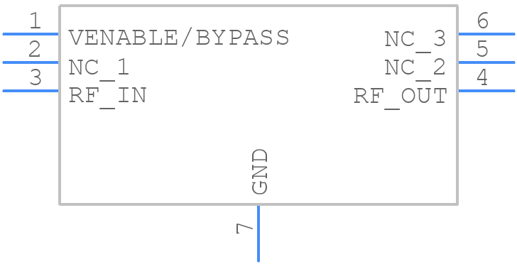 GRF2043 - Guerrilla RF - PCB symbol