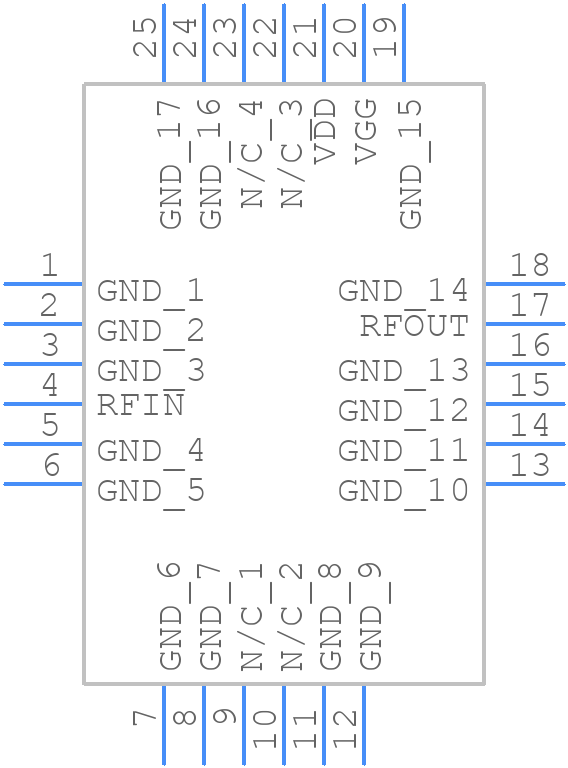 HMC504LC4BTR-R5 - Analog Devices - PCB symbol