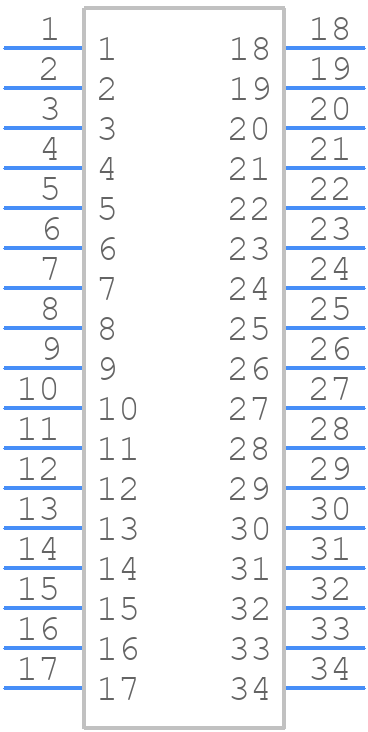 G125-MS13405L0P - Harwin - PCB symbol