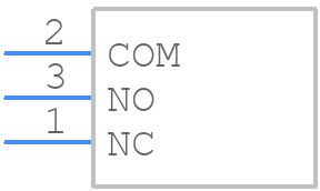 600SP1S3M1QE - E-Switch - PCB symbol