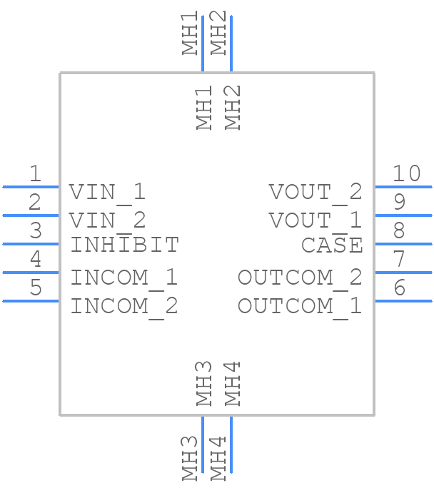 VPTC10-28 - VICOR - PCB symbol