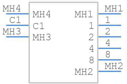 FR01AC16PB-S - NKK Switches - PCB symbol