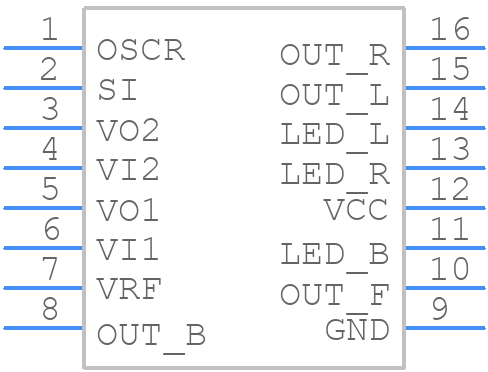 AM1139S - Amtek Semiconductors - PCB symbol