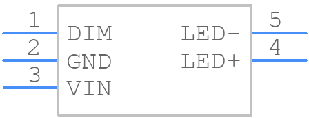 F004-D-P-700 - LEDdynamics - PCB symbol