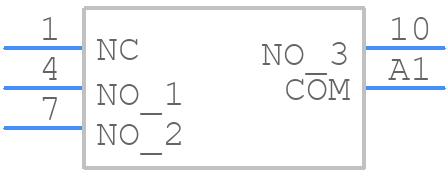 KC58A9.501NPS - E-Switch - PCB symbol