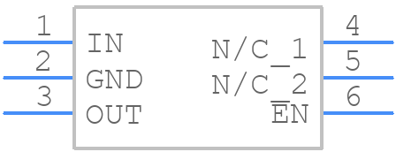 TLV70018DSET - Texas Instruments - PCB symbol