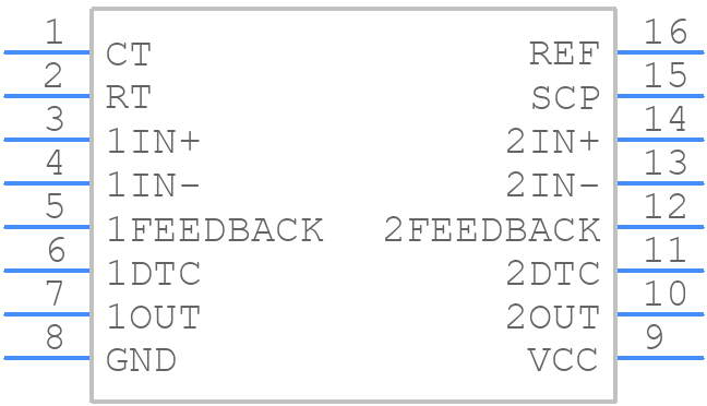 TL1451ACPWRG4 - Texas Instruments - PCB symbol