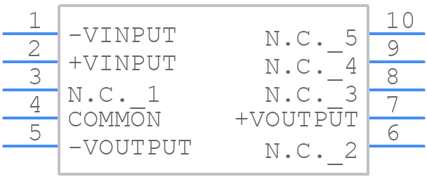 AM1L-0505SH30-NZ - aimtec - PCB symbol