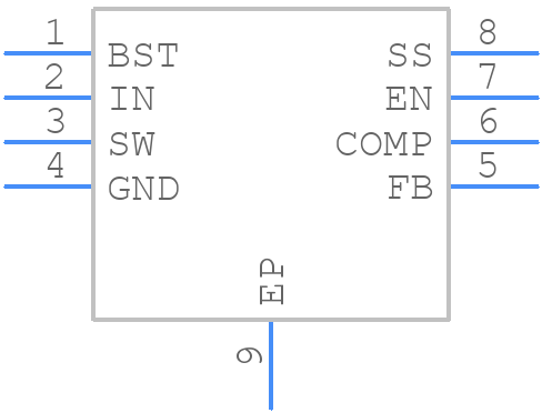 AP6503 - Diodes Incorporated - PCB symbol
