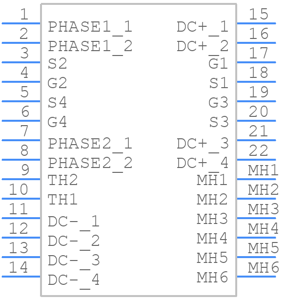 NXH020F120MNF1PTG - onsemi - PCB symbol