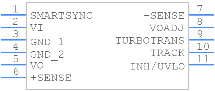 PTH04T240WAZT - Texas Instruments - PCB symbol