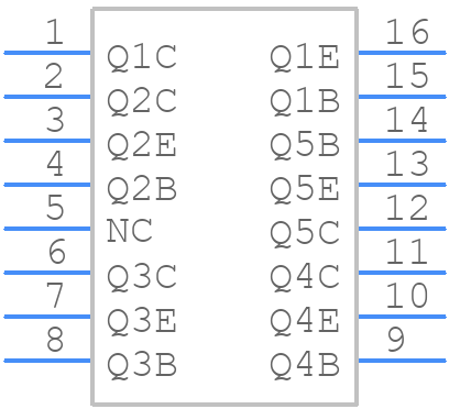 HFA3128BZ - Renesas Electronics - PCB symbol