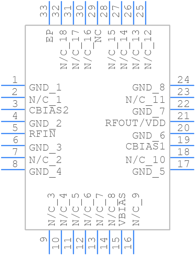 maal-011181 - MACOM - PCB symbol