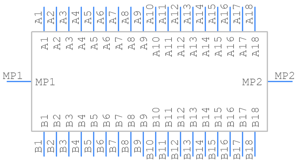 G630H361621EU - Amphenol - PCB symbol