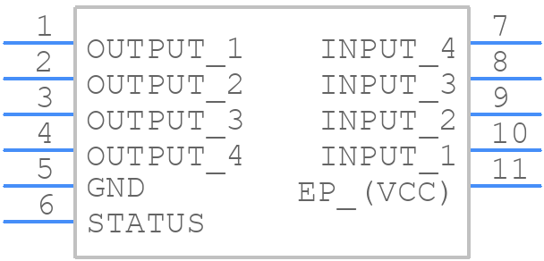 VNQ690SP - STMicroelectronics - PCB symbol