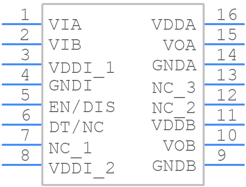 SI823H1CB-IS1 - Skyworks - PCB symbol