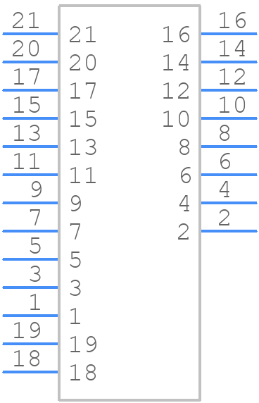 FH62-17S-0.25SHW(99) - Hirose - PCB symbol
