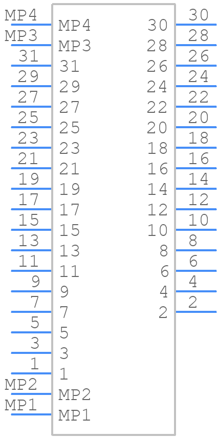 FH62-31S-0.25SHW(99) - Hirose - PCB symbol