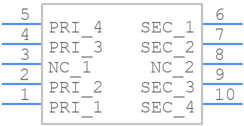 B2232NL - Yageo Group - PCB symbol