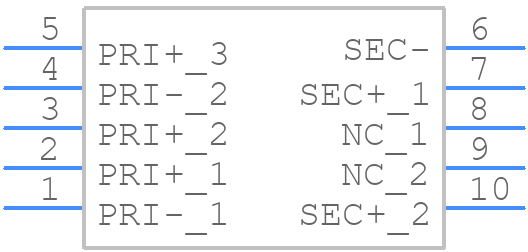 POE012-EP13033S - Bourns - PCB symbol