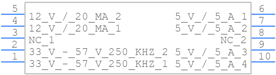 POE025-EP13050S - Bourns - PCB symbol