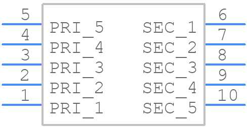 POE012-PD13050S - Bourns - PCB symbol