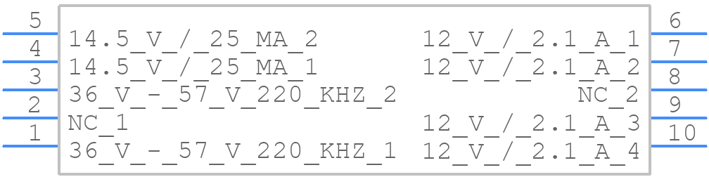 POE025-PD13120S - Bourns - PCB symbol