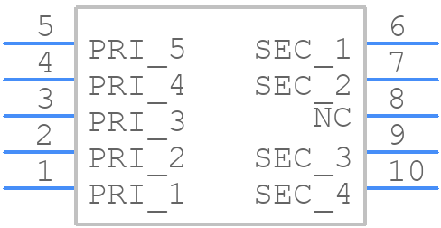 POE072-PD13120S - Bourns - PCB symbol
