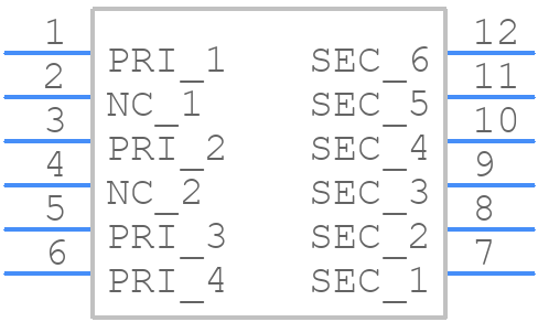 POE050-FD25120S - Bourns - PCB symbol