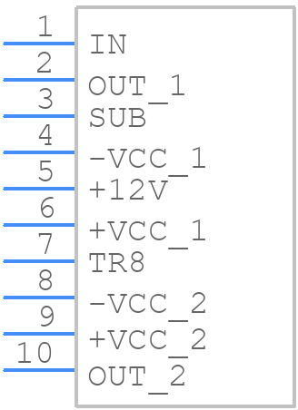 STK404-050 - Sanyo - PCB symbol