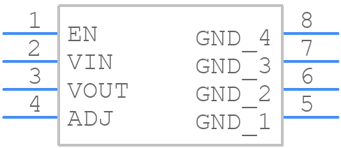 SPX3819S-L/TR - MaxLinear, Inc. - PCB symbol