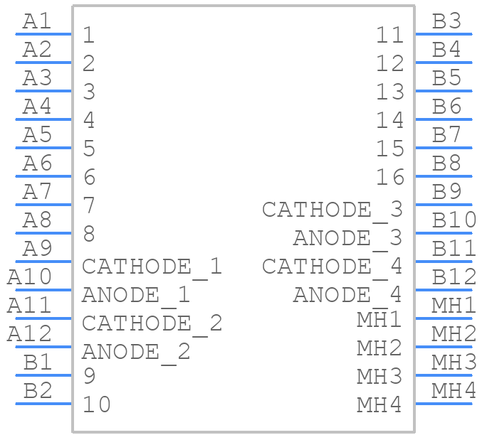 6116353-4 - TE Connectivity - PCB symbol