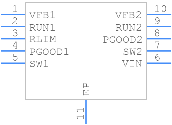 LTC3619IMSE#TRPBF - Analog Devices - PCB symbol