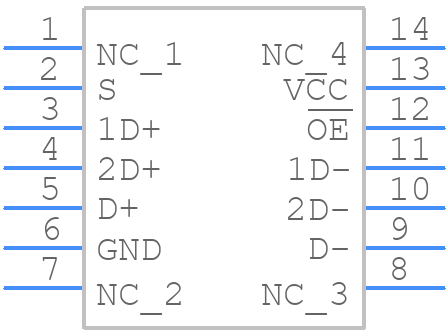 TC7USB40FT - Toshiba - PCB symbol