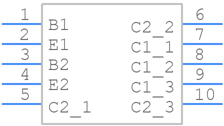 ZXTC6717MCTA - Diodes Incorporated - PCB symbol