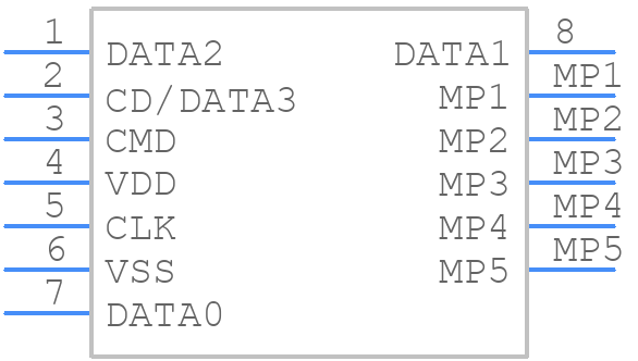 538-47352-1001 - Molex - PCB symbol