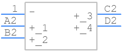 IN-C33DTDU1 - Inolux - PCB symbol