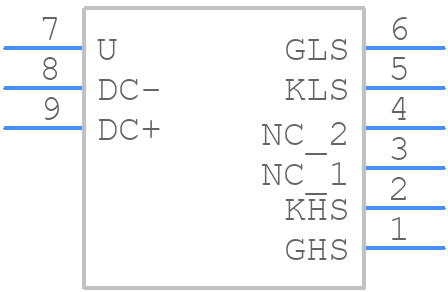 SH32N65DM6AG - STMicroelectronics - PCB symbol