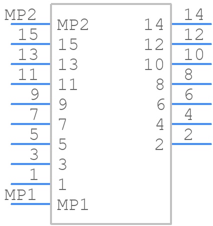 FH72-15S-0.3SHW - Hirose - PCB symbol
