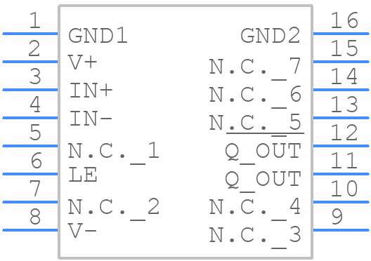 MAX9685CSE - Analog Devices - PCB symbol