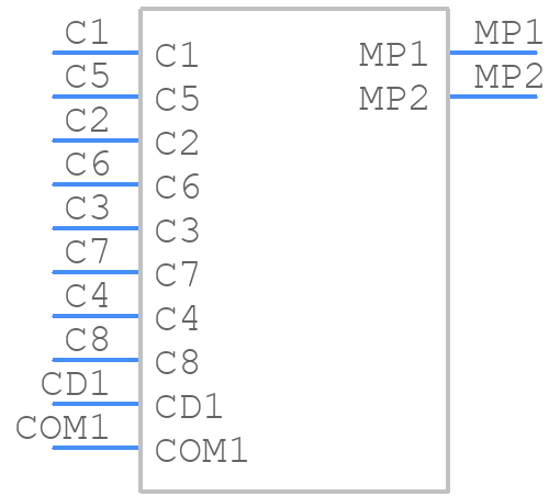 115A-BDA0-R01 - ATTEND - PCB symbol
