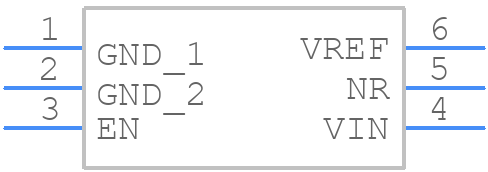 REF35500QDBVR - Texas Instruments - PCB symbol