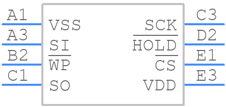 MB85RS1MTPW-G-APEWE1 - Ramxeed - PCB symbol