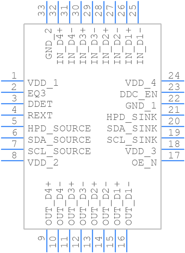 PTN3361CBSMP - NXP - PCB symbol