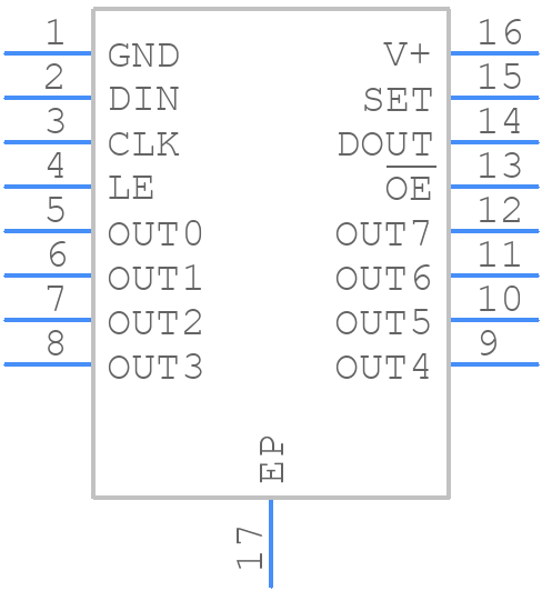 MAX6978AUE+ - Analog Devices - PCB symbol