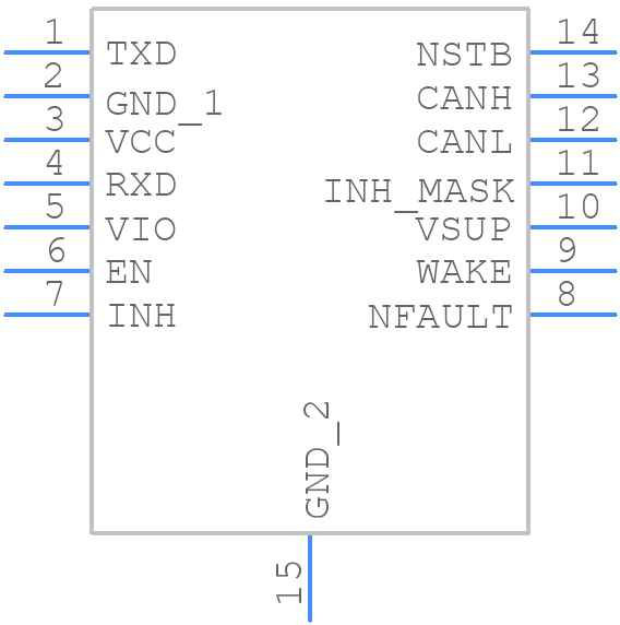 TCAN1463DMTRQ1 - Texas Instruments - PCB symbol