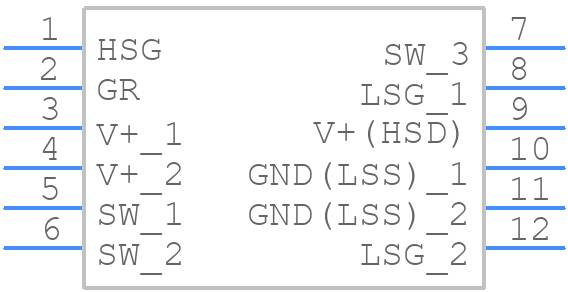 NTMFD1D1N02X - onsemi - PCB symbol